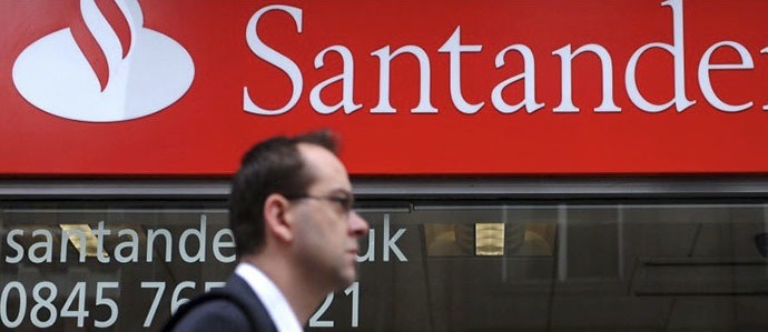 Fachada sucursal Banco Santander