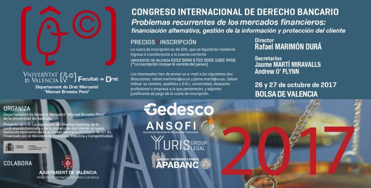 Congreso internacional de derecho bancario 2017